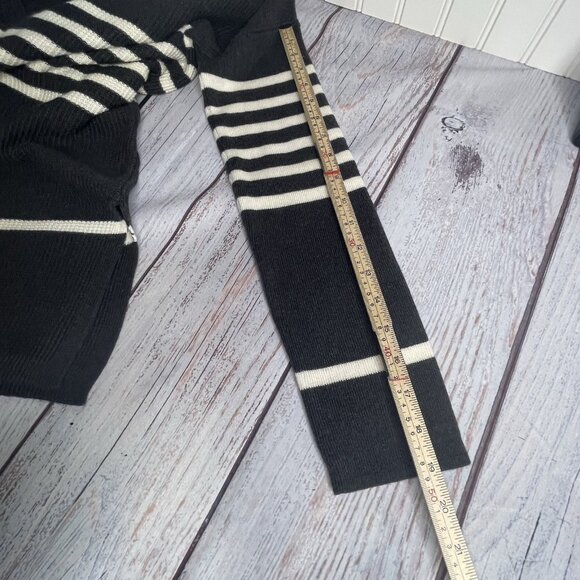 Gap Women's Sweater Size L Wool Coastal Fisherman Nautical Striped Warm - Picture 12 of 14